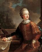 Friedrich olenhainz Portrait of Alois I of Liechtenstein oil